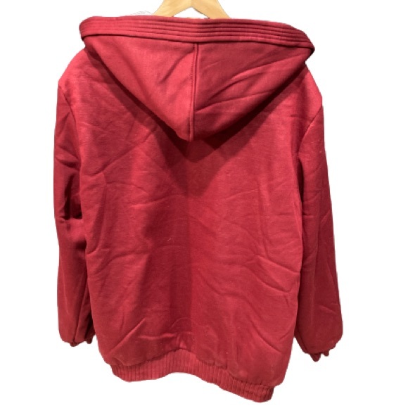 UNBRANDED Men’s/Unisex Thick zipper Sweatshirt w/ Hood Fleece Shacket NEVER WORN - Picture 5 of 8